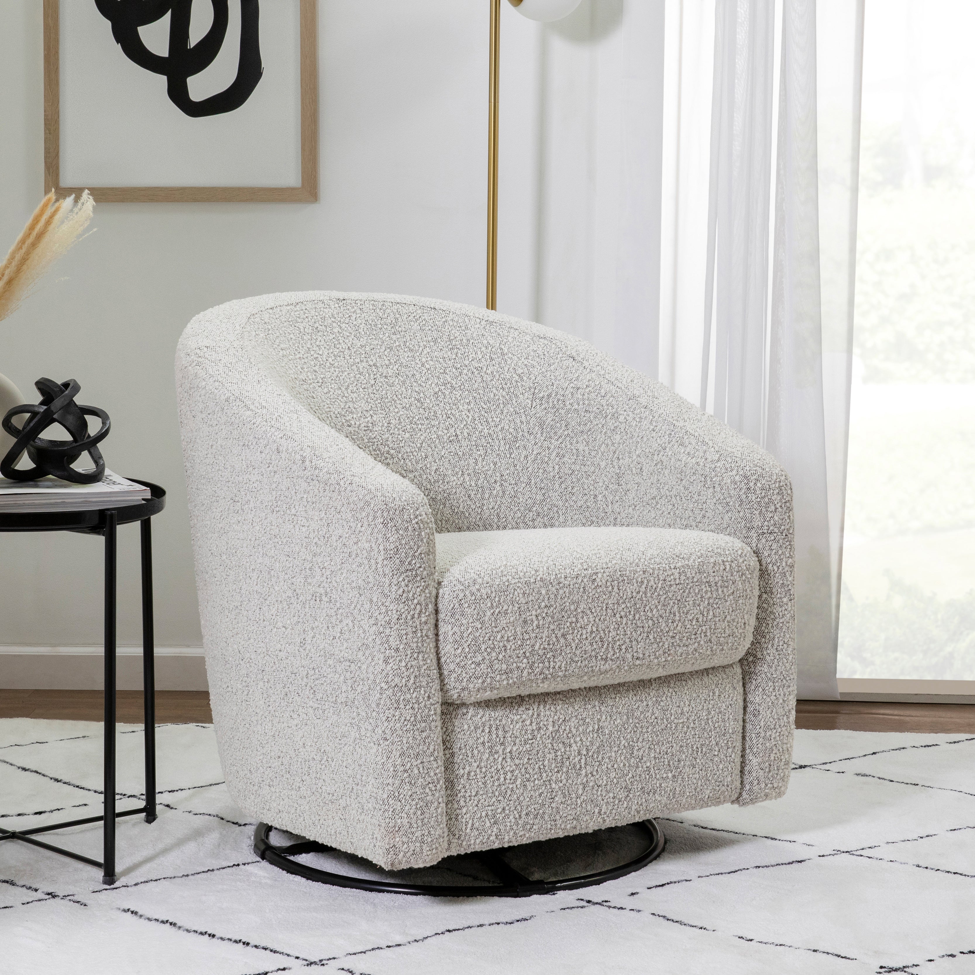 Baby Letto | Madison Swivel Glider in Boucle