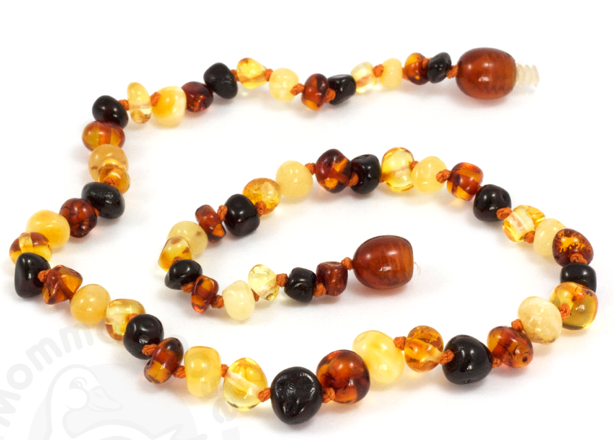 Momma Goose | Amber Necklace | Baroque Multi