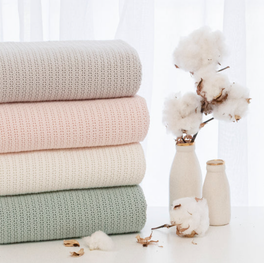 Living Textiles | Organic Cellular Blanket