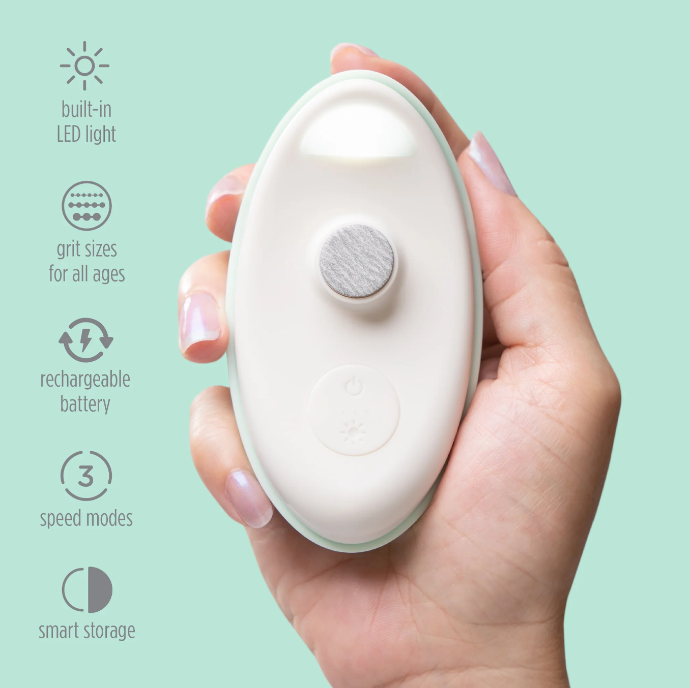 Olababy | Rechargable Electric Baby Nail Trimmer