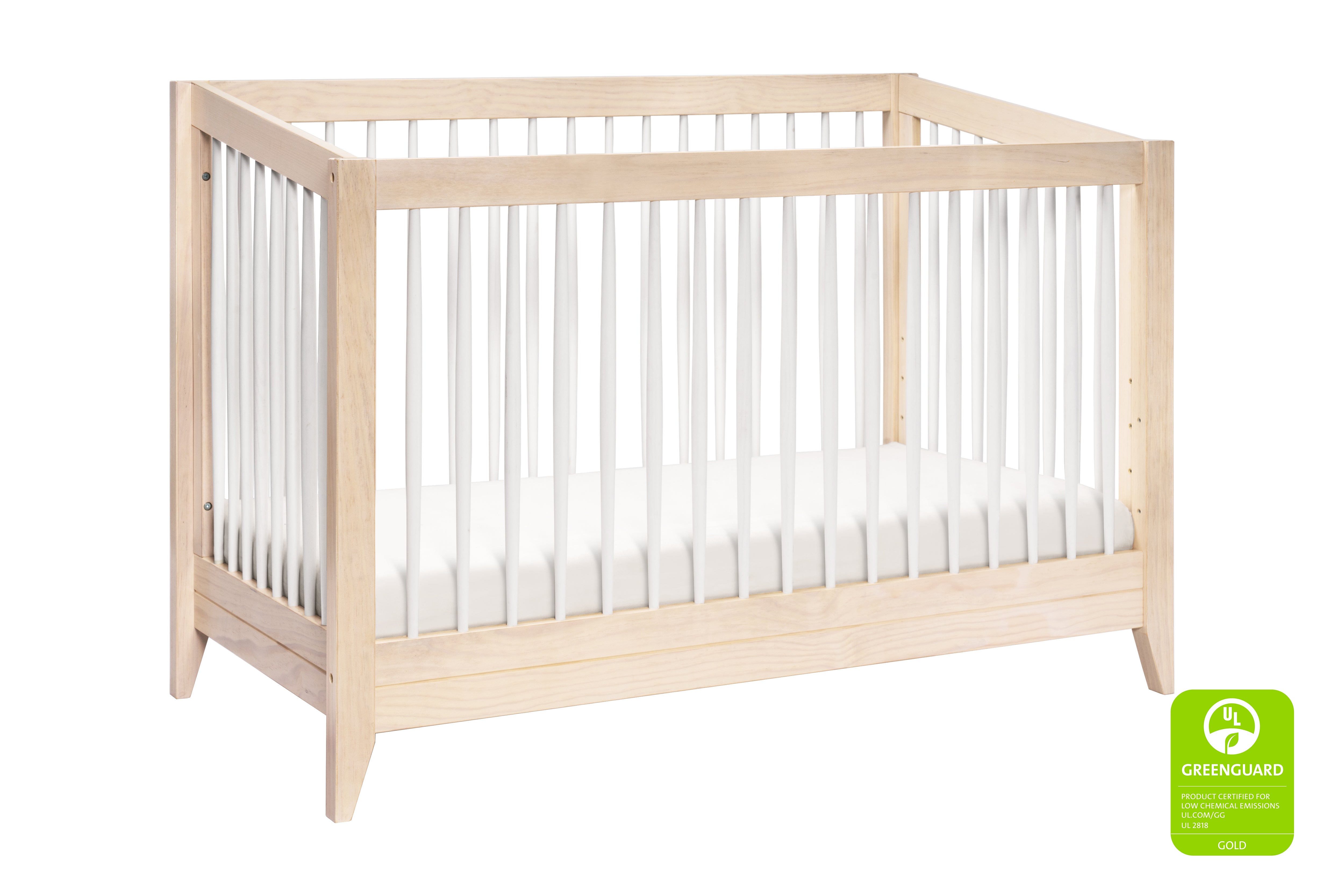 Baby Letto | Sprout | 4-in-1 Convertible Crib with Toddler Rail