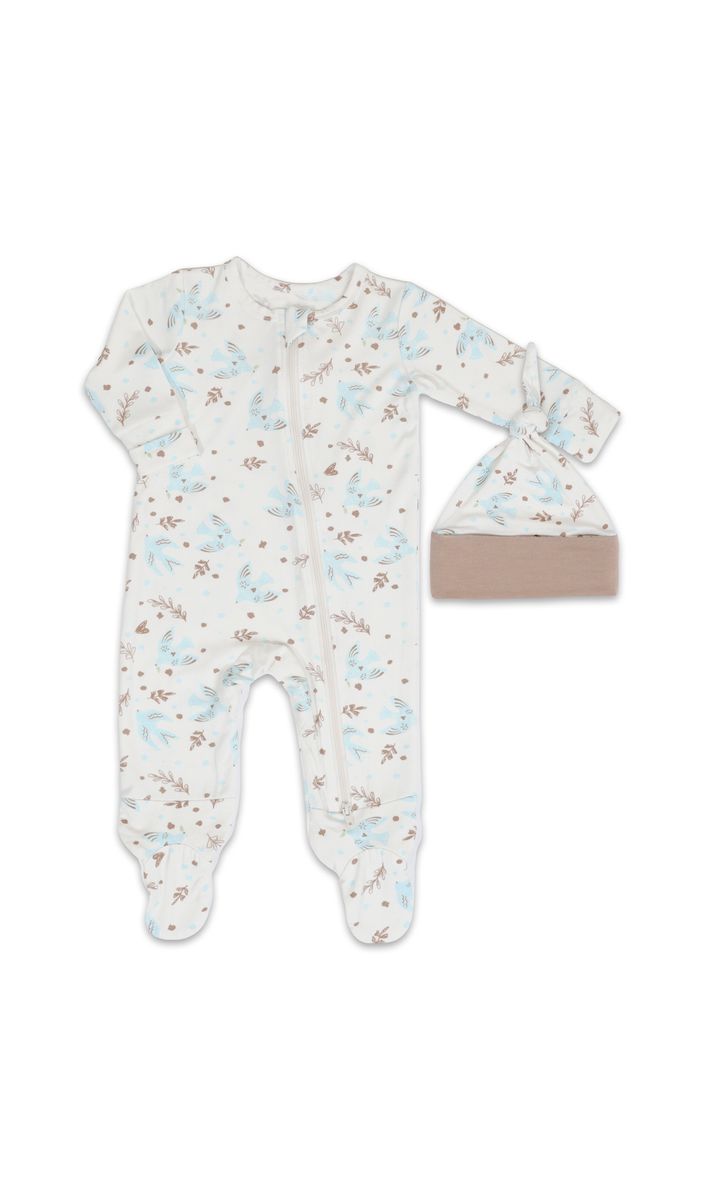 Everly Grey | Footie 2-Piece Set | Nest