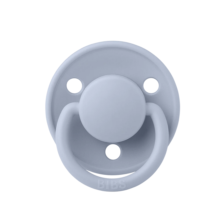 BIBS | De Lux Pacifiers 2 Pack - Dusty Blue/Steel Blue