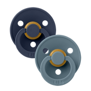 BIBS | Colour Pacifiers 2 Pack - Deep Space/Petrol