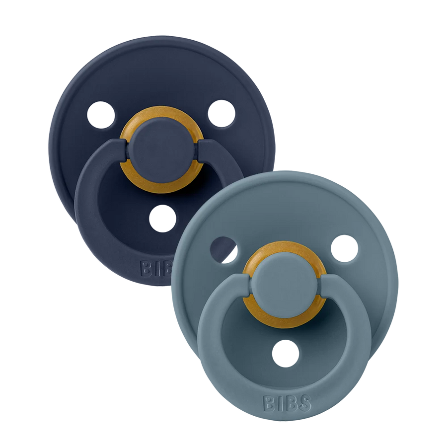 BIBS | Colour Pacifiers 2 Pack - Deep Space/Petrol
