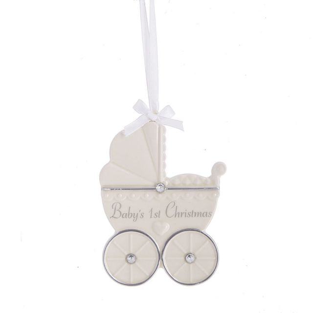 Baby Ganz | Baby’s First Christmas Carriage Ornament