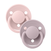 BIBS | De Lux Pacifiers 2 Pack - Blossom/Dusky Lilac