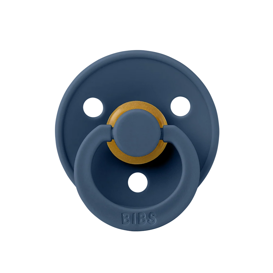 BIBS | Colour Pacifiers 2 Pack - Dusty Blue/Steel Blue