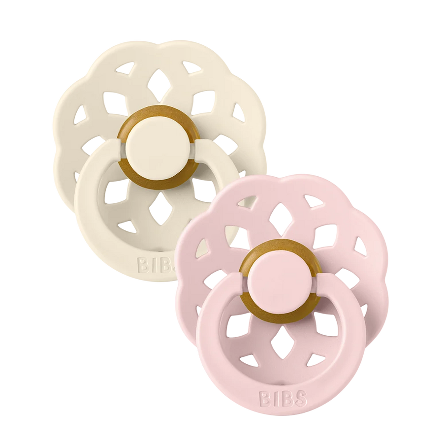 BIBS | Boheme Pacifiers 2 Pack - Ivory/Blossom