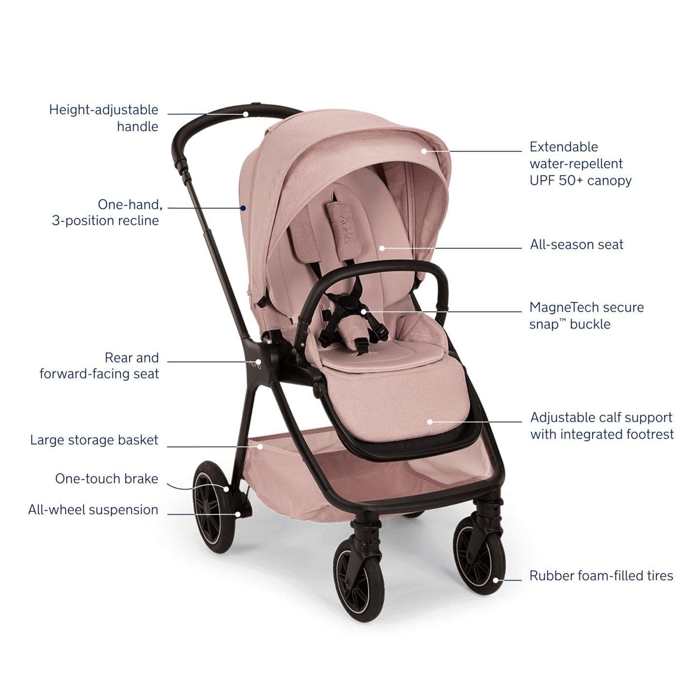 | TRIV Next Stroller with Magnetic Buckle | Thistle Collection