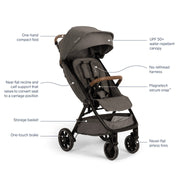 nuna travel stroller weight TRVL LX Nuna Stroller Caviar