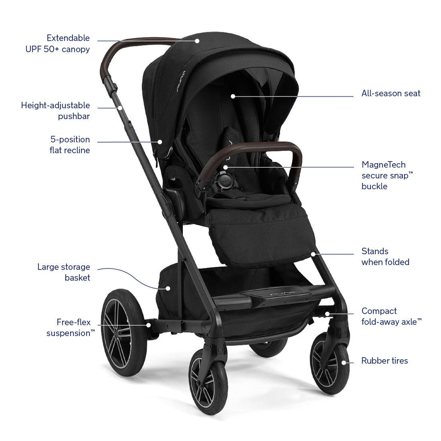 Nuna | MIXX Next Stroller with MagneTech Secure Snap