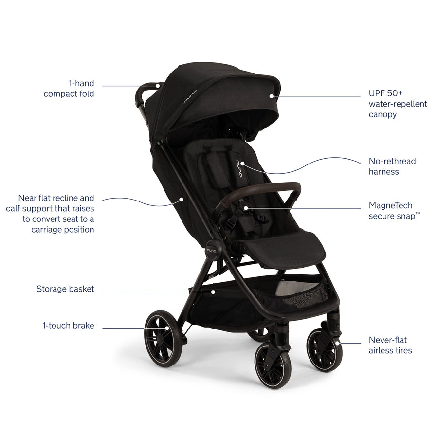 Nuna | TRVL LX Stroller + Carry Bag