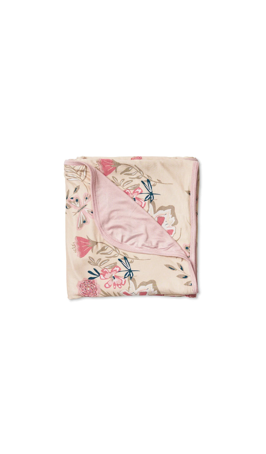 Everly Grey | Swaddling Blanket | Wild Flower