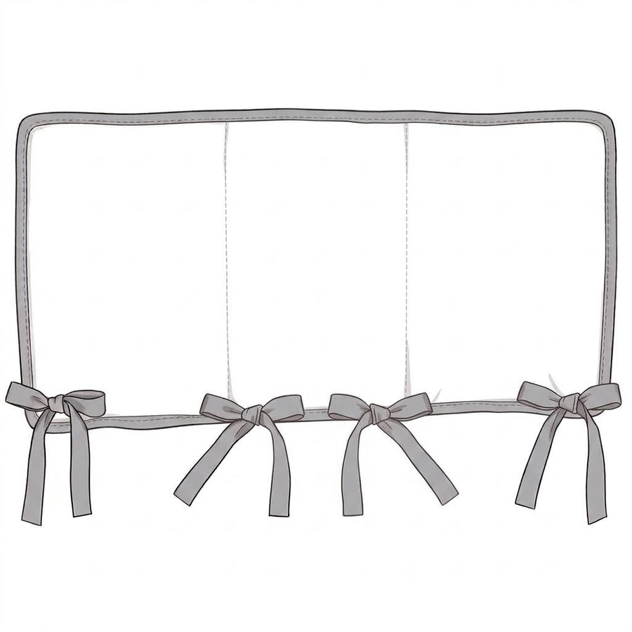 CF Custom Bedding | Straight Crib Rail Guard