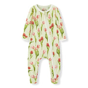 Milkbarn | Tulip Luxe Stretch Footed Romper