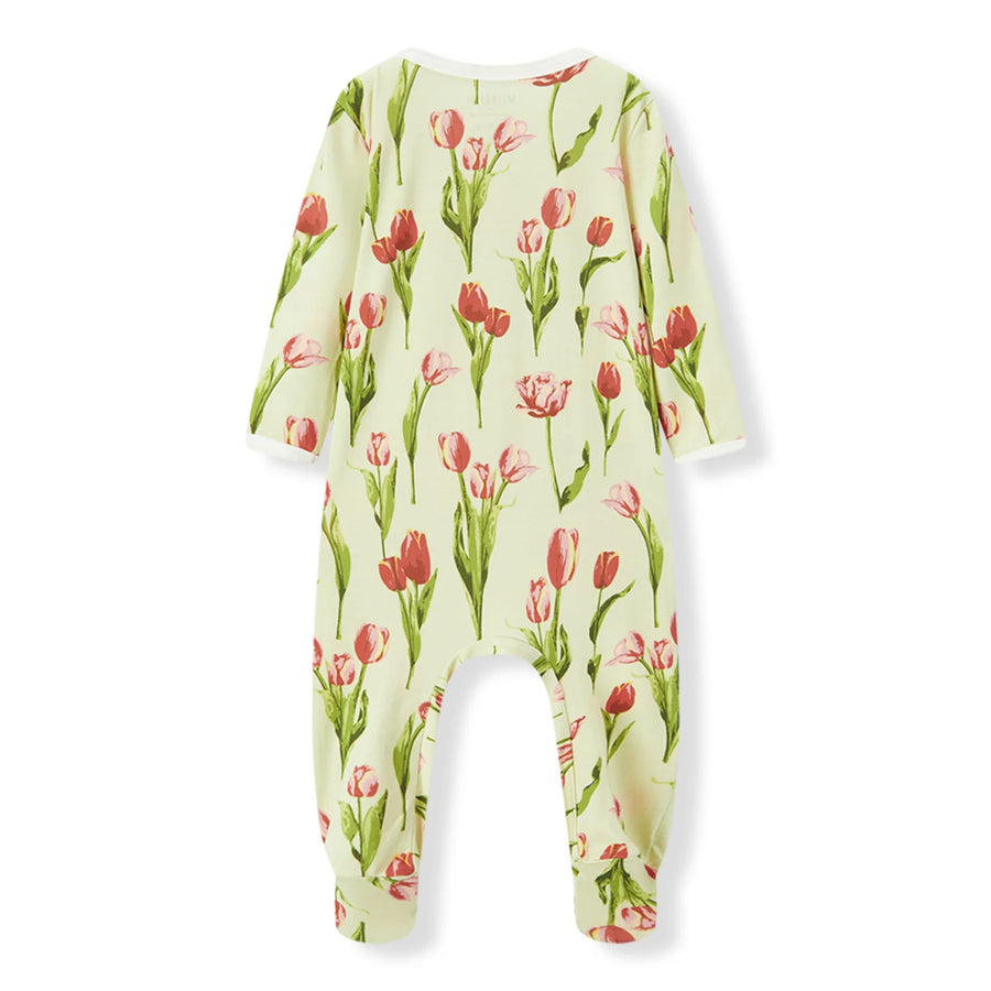 Milkbarn | Tulip Luxe Stretch Footed Romper