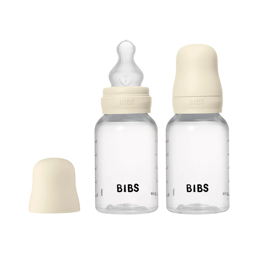 BIBS | 5oz BPA-Free Plastic Baby Bottle 2-Pack