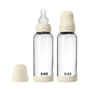 BIBS | 8oz Glass Baby Bottle 2-Pack