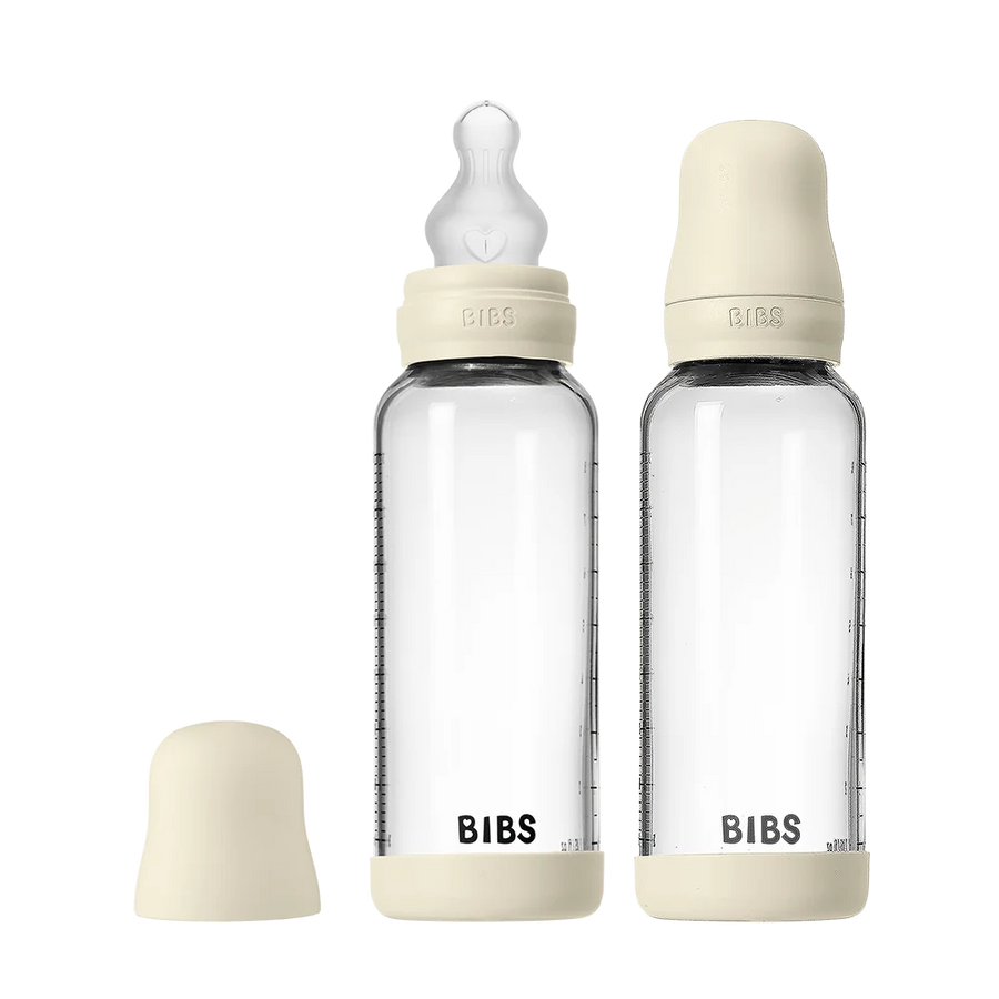 BIBS | 8oz Glass Baby Bottle 2-Pack
