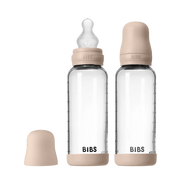 BIBS | 8oz Glass Baby Bottle 2-Pack