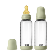 BIBS | 8oz Glass Baby Bottle 2-Pack