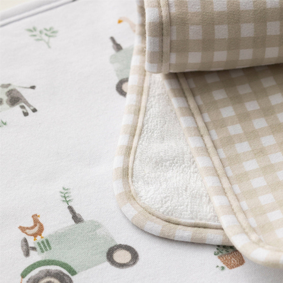 Living Textiles | 5pc 100% Cotton Bath Gift Set | Tractor Ride