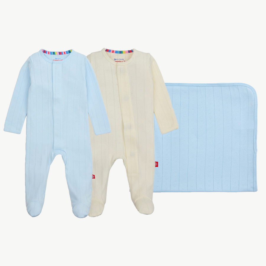 Magnetic Me | Hello Baby Pointelle 3Pc Gift Set