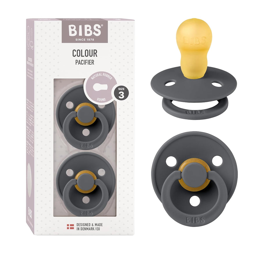 BIBS | Colour Pacifiers 2 Pack - Iron