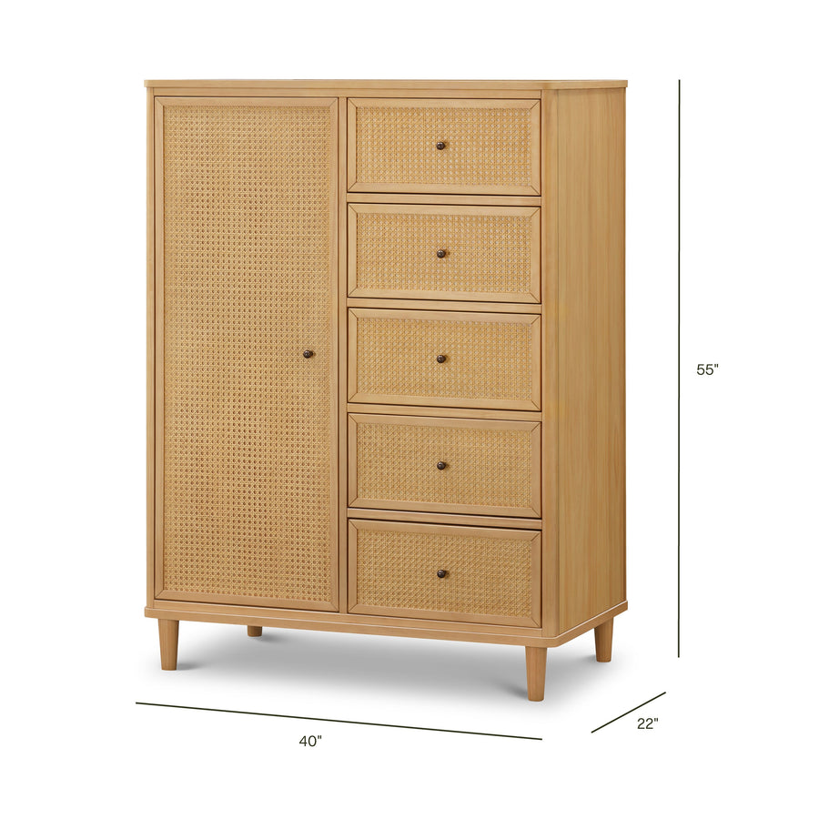 Namesake Marin with Cane Chifforobe