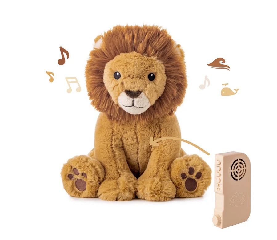 Cloud.b | White Noise Soothing Plush | Lewis Lion (Smart Sensor)
