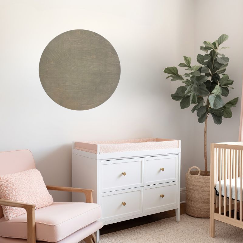 Sugar + Maple Round Base | Sunbleached
