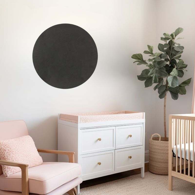 Sugar + Maple Round Base | Ebony