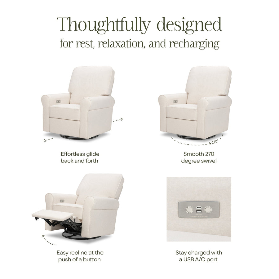 Monogram by Namesake Monroe Power Recliner & Swivel Glider