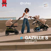 Cybex e-Gazelle S Electronic Assist Single-to-Double Stroller