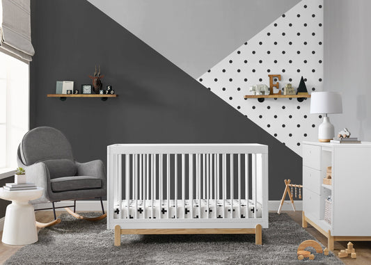 Delta | Poppy | 3-in-1 Crib with Toddler Rail + Dresser