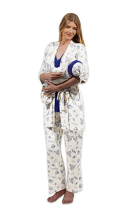 Everly Grey | 5-Piece Pajama Set | Coastal