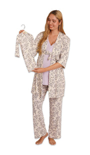 Everly Grey | 5-Piece Pajama Set | Bohemian