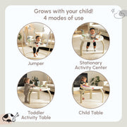 Tiny Love Black & White Décor 4-in-1 Jump & Play Activity Center