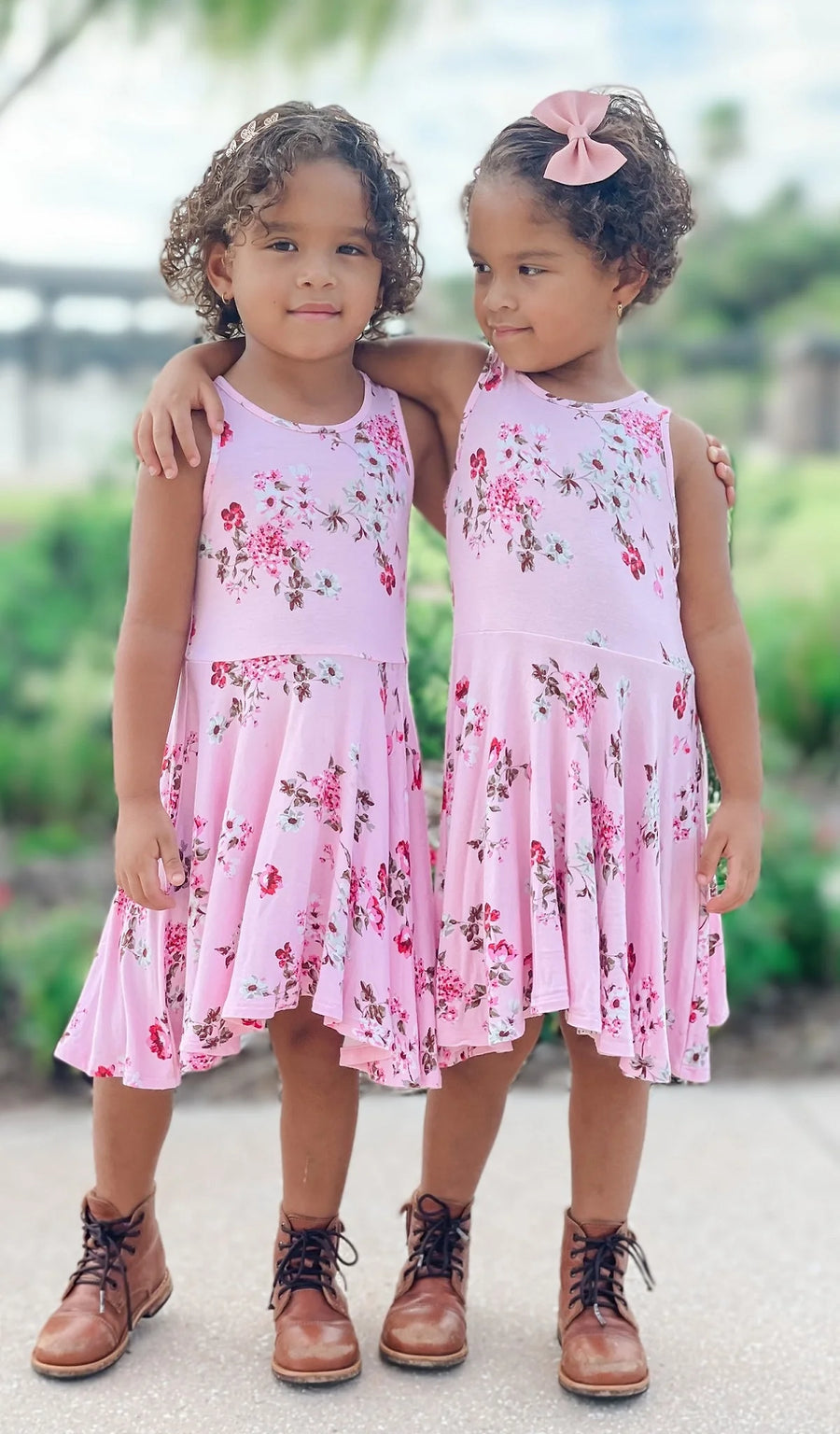everly grey dress Everly Grey Kendyl Twirly Dress for Toddler Girls - Dusty Rose