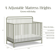 Namesake Winston 4-in-1 Convertible Crib