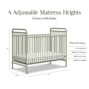 Namesake Abigail 3-in-1 Convertible Crib