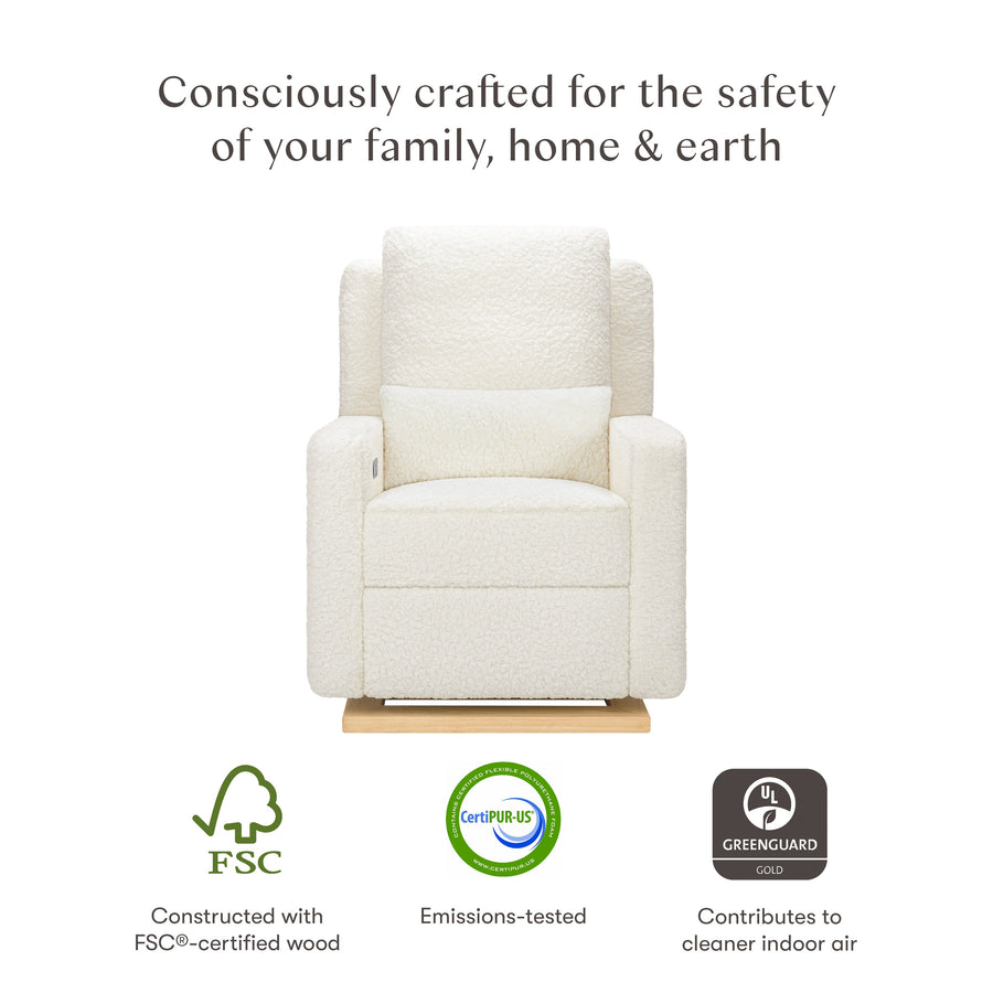 Babyletto Sigi Electronic Recliner and Glider with USB Port