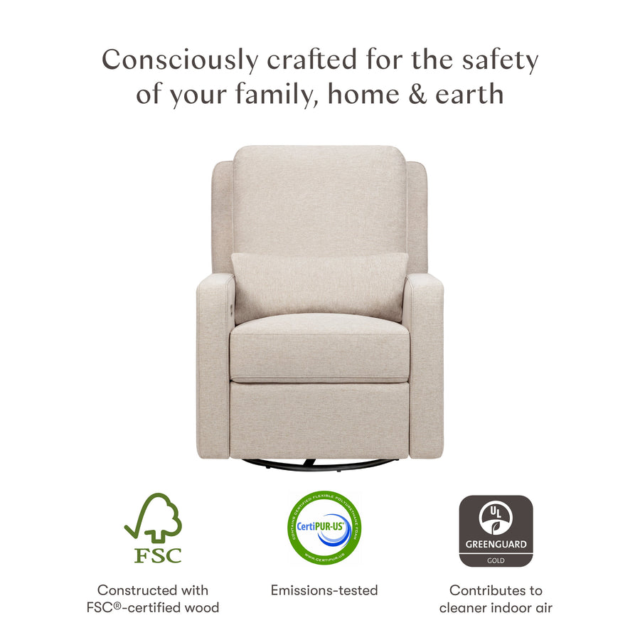 Babyletto Sigi Electronic Recliner and Glider with USB Port