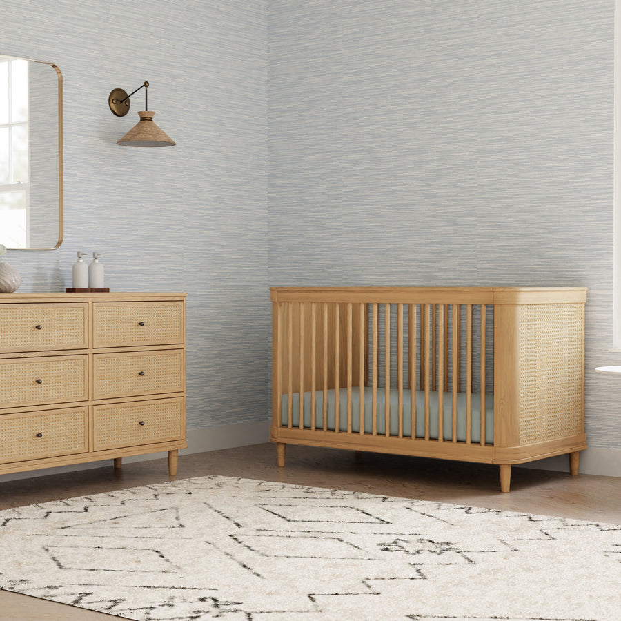 Namesake | Marin | 3-in-1 Convertible Crib & 6-Drawer Dresser