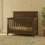 Monogram by Namesake Barrow Rustic 4-in-1  Convertible Flat Top Crib