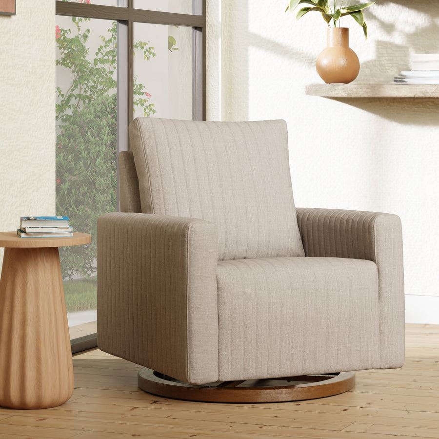 Babyletto | Poe Channeled Swivel Glider