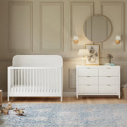 Namesake | Brimsley Tambour | 4-in-1 Convertible Crib & 6-Drawer Dresser