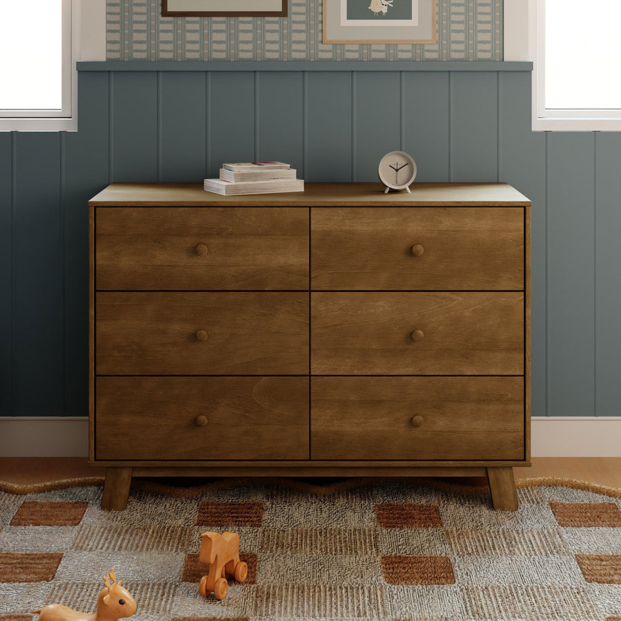 Hudson Modern 6-Drawer Assembled Double Dresser Babyletto