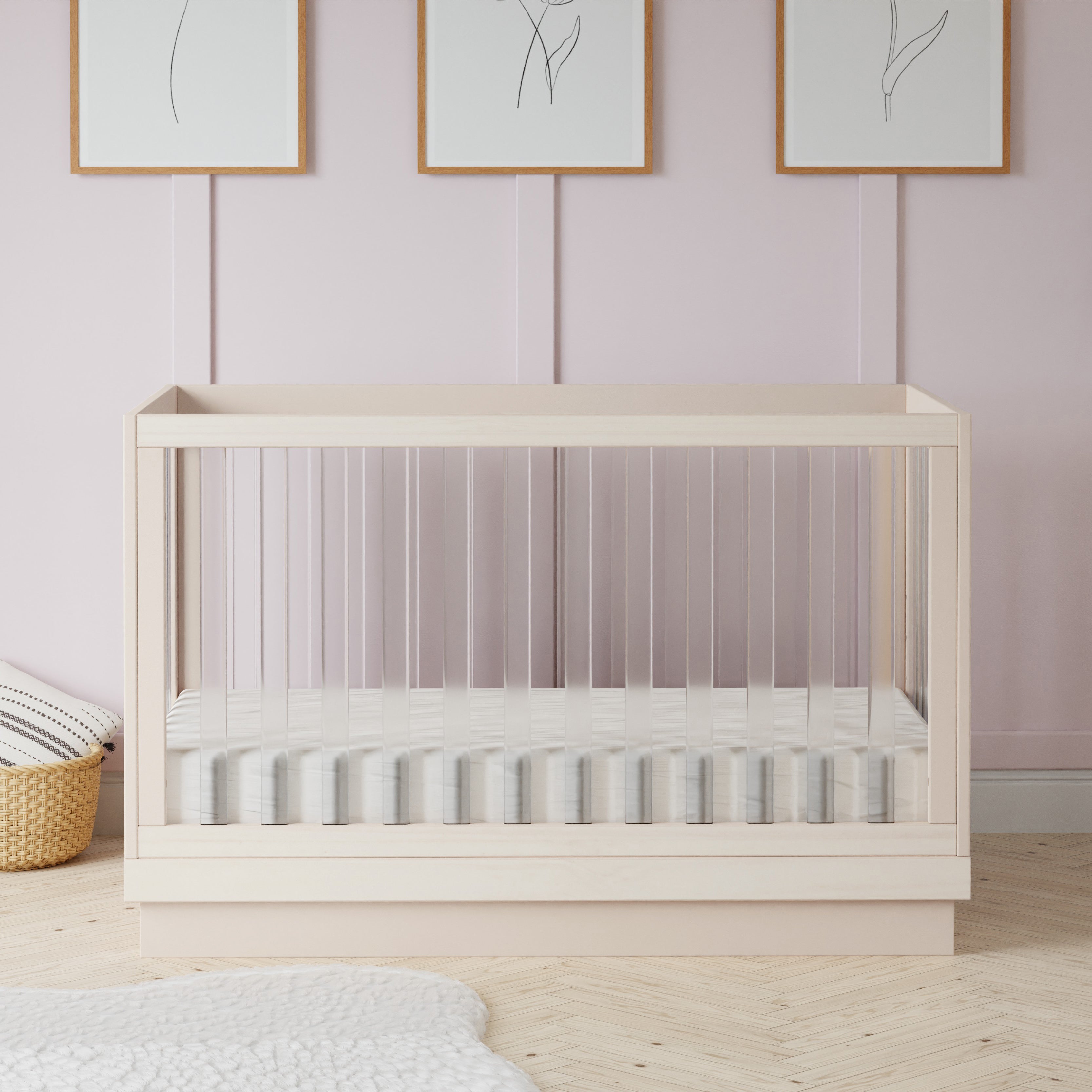 Babyletto | Harlow 3-in-1 Convertible Crib w/ Toddler Rail